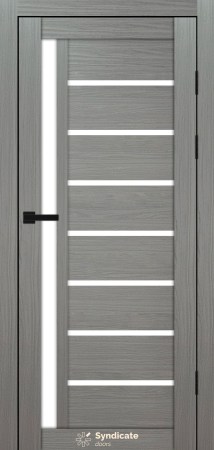 Двері Syndicat Doors PVC 101 Венге модерна сатинове скло